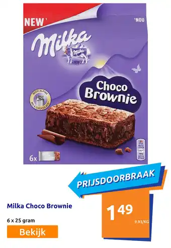 Action Milka Choco Brownie aanbieding