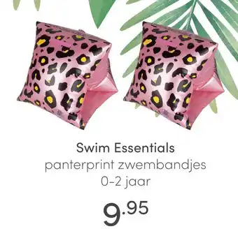 Baby & Tiener Swim Essentials panterprint zwembandjes aanbieding