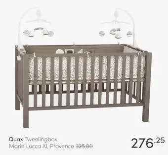 Baby & Tiener Quax Tweelingbox Marie Lucca XL Provence aanbieding