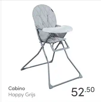 Baby & Tiener Cabino Happy Grijs aanbieding