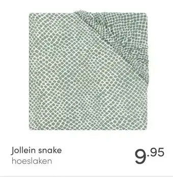 Baby & Tiener Jollein snake hoeslaken aanbieding