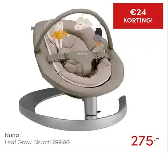 Baby & Tiener Nuna Leaf Grow Biscotti aanbieding