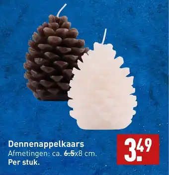 ALDI Dennenappelkaars aanbieding