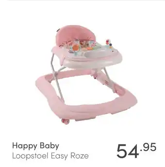 Baby & Tiener Happy Baby Loopstoel Easy Roze aanbieding