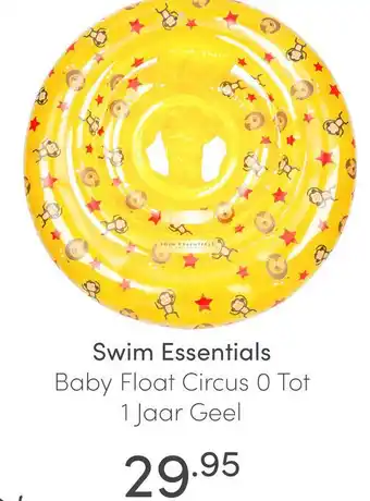 Baby & Tiener Swim Essentials Baby Float Circus 0 Tot 1 Jaar Geel aanbieding