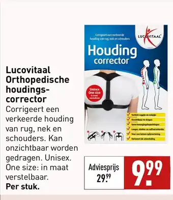 ALDI Lucovitaal orthopedische houdings-corrector aanbieding