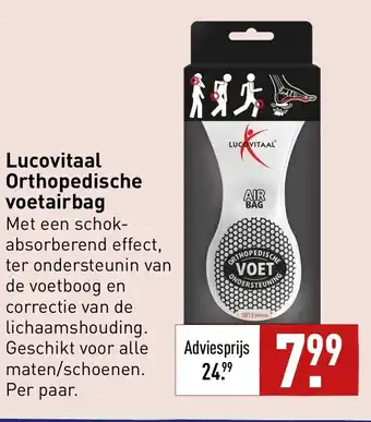 ALDI Lucovitaal orthopedische voetairbag aanbieding