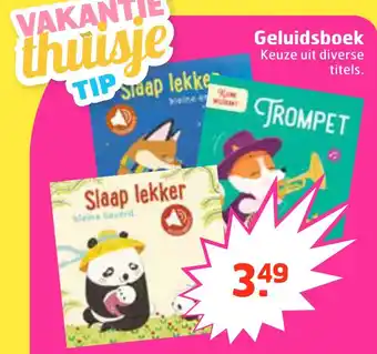 Trekpleister Geluidsboek aanbieding