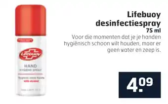 Trekpleister Lifebuoy desinfectiespray aanbieding