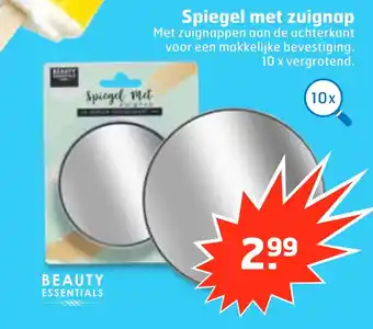 Trekpleister Spiegel met zuignap aanbieding