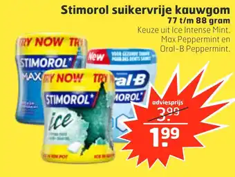 Trekpleister Stimorol suikervrije kauwgom aanbieding