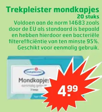 Trekpleister Trekpleister mondkapjes aanbieding