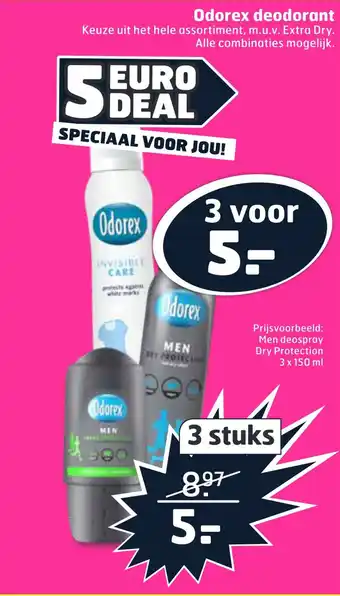 Trekpleister Odorex deodorant aanbieding