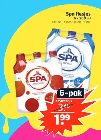 Trekpleister Spa flesjes aanbieding