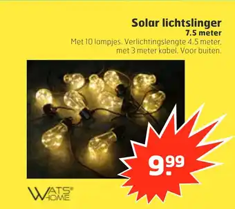 Trekpleister Solar lichtslinger aanbieding