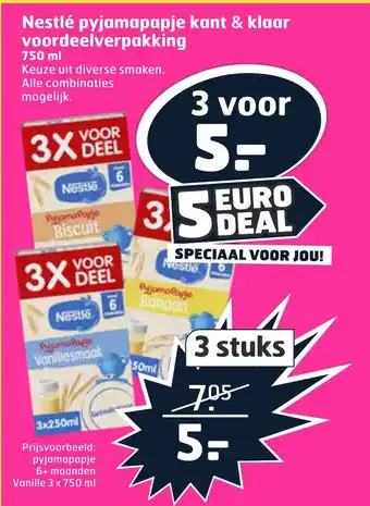 Trekpleister Nestlé pyjamapapje kant & klaar voordeelverpakking aanbieding