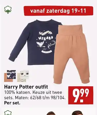 ALDI Harry Potter  outfit 62/68 t/m 98/104 aanbieding