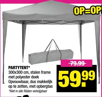 Big Bazar Partytent aanbieding