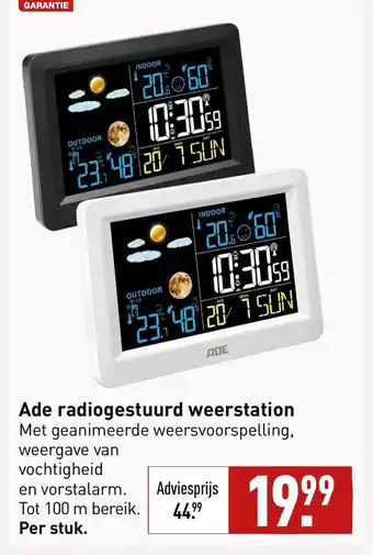 ALDI Ade radiogestuurd weerstation aanbieding