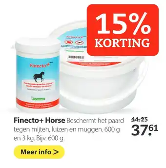 Boerenbond Finecto+ Horse aanbieding