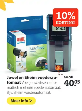 Boerenbond Juwel en Eheim voederautomaat aanbieding