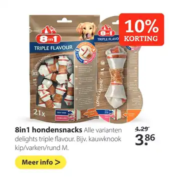 Boerenbond 8in1 hondensnacks aanbieding