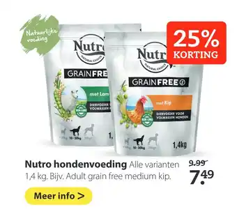 Boerenbond Nutro hondenvoeding aanbieding