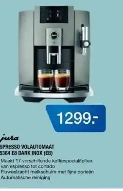 Electroworld Jura.espresso volautomaat 15364 e8 dark inox (eb) aanbieding