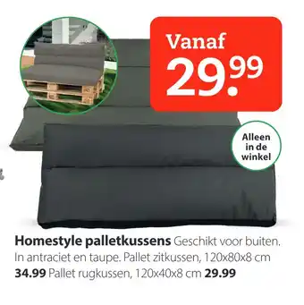 Boerenbond Homestyle palletkussens aanbieding