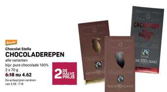 Ekoplaza Chocolat stella chocoladerepen aanbieding