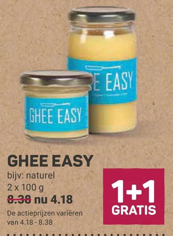 Ghee easy aanbieding bij Ekoplaza