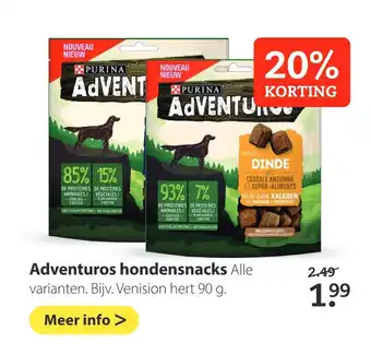 Boerenbond Adventuros hondensnacks aanbieding