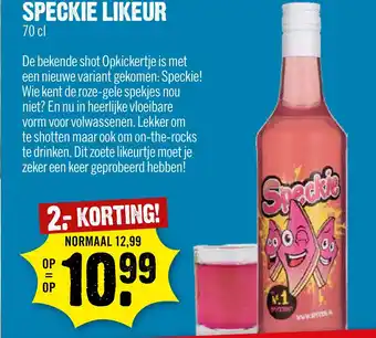 Dirck 3 Speckie likeur 70 cl aanbieding