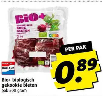 Boni Bio+ biologisch gekookte bieten aanbieding