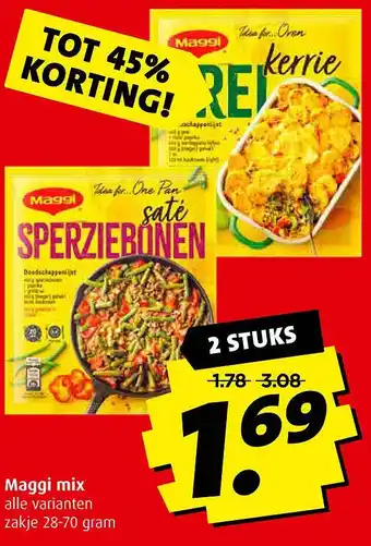 Boni Maggi mix aanbieding