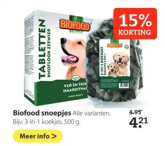 Boerenbond Biofood snoepjes aanbieding