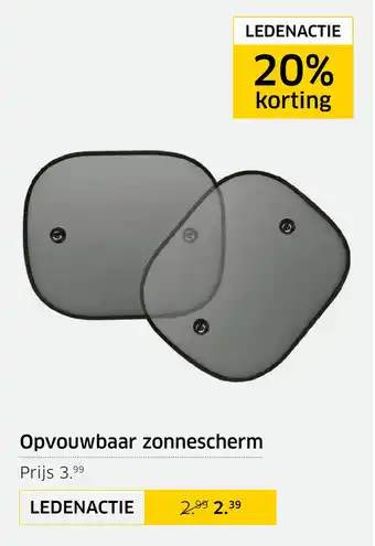 ANWB Opvouwbaar zonnescherm aanbieding