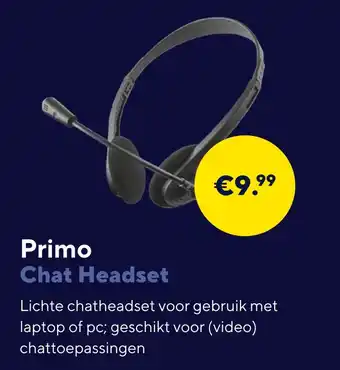 Bruna Primo Chat Headset aanbieding