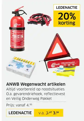 ANWB ANWB Wegenwacht artikelen aanbieding