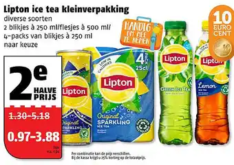 Poiesz Lipton ice tea kleinverpakking aanbieding