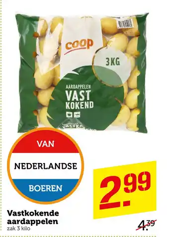 Coop Vastkokende aardappelen aanbieding