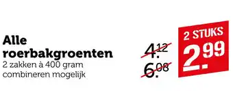 Coop Alle roerbakgroenten aanbieding