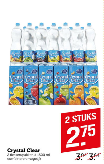 Coop Crystal Clear aanbieding