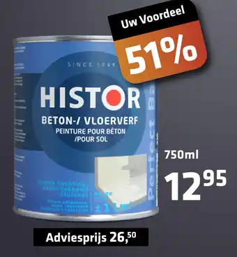 De voordeelmarkt Histor Beton-/ Vloerverf Peinture Pour Beton aanbieding