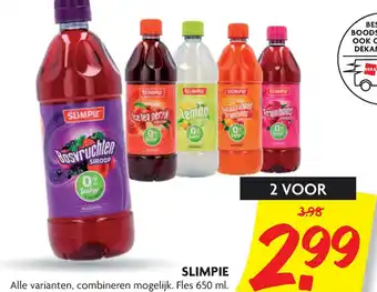 Dekamarkt SLIMPIE aanbieding