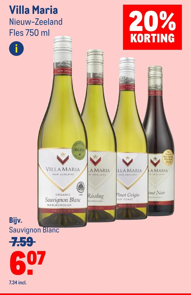 Villa maria aanbieding bij Makro