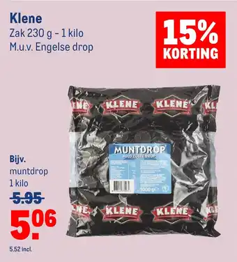 Makro Klene aanbieding