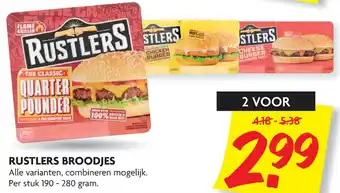 Dekamarkt RUSTLERS BROODJES aanbieding