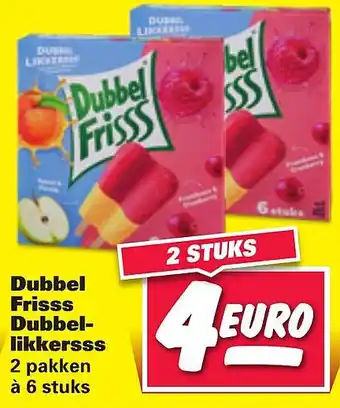 Nettorama Dubbel Frisss Dubbel- likkersss aanbieding