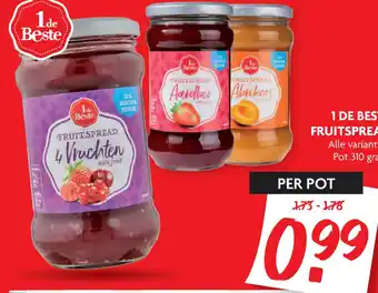 Dekamarkt 1 DE BESTE FRUITSPREAD aanbieding